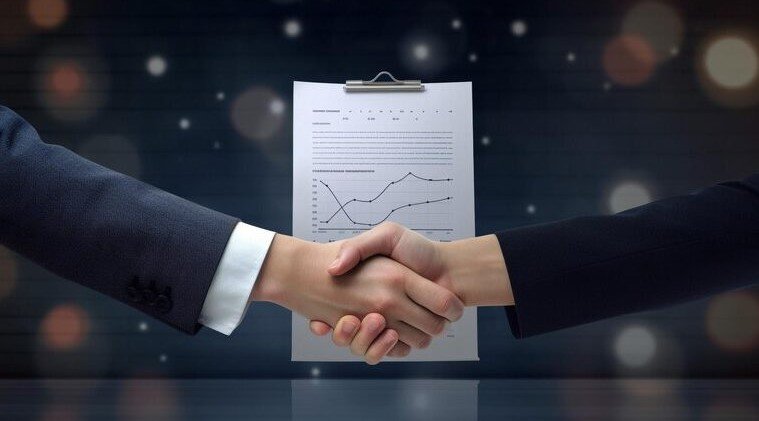 عقد شراكة بين طرفين