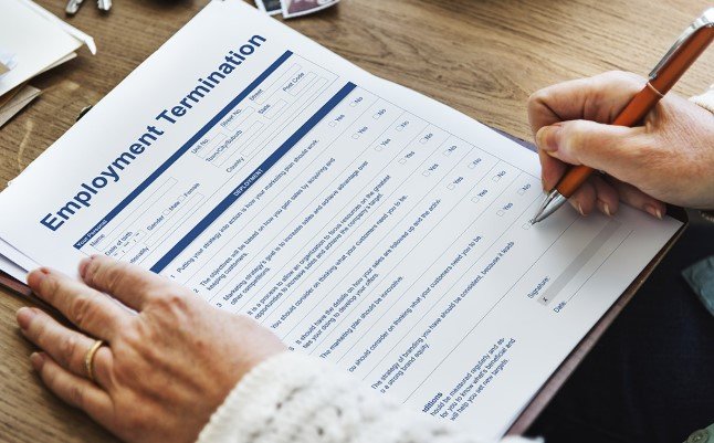 نموذج فسخ عقد العمل 