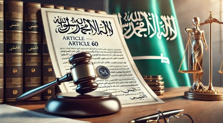 المادة 60 من نظام العمل